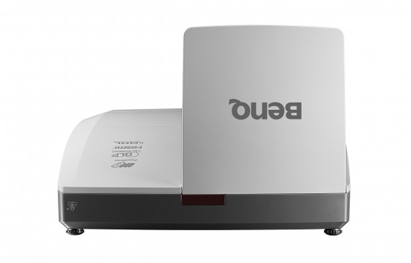 BENQ MW855UST DLP Ultra Short Thro projector 3500 ANSILumens WXGA 1280x800 10.000:1 3D HDMI RJ45 LAN 2xHDMI 2xanalog