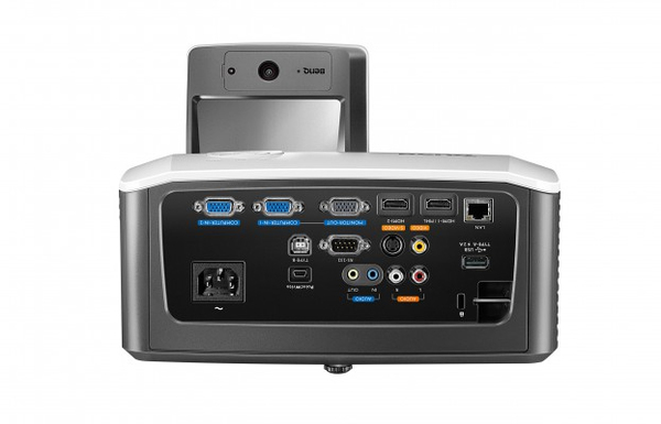 BENQ MW855UST DLP Ultra Short Thro projector 3500 ANSILumens WXGA 1280x800 10.000:1 3D HDMI RJ45 LAN 2xHDMI 2xanalog