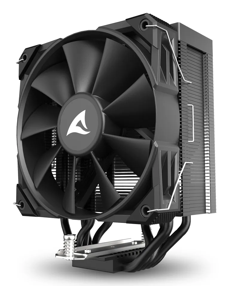 Sharkoon A50, 120 mm -prosessorij&auml;&auml;hdytin, musta