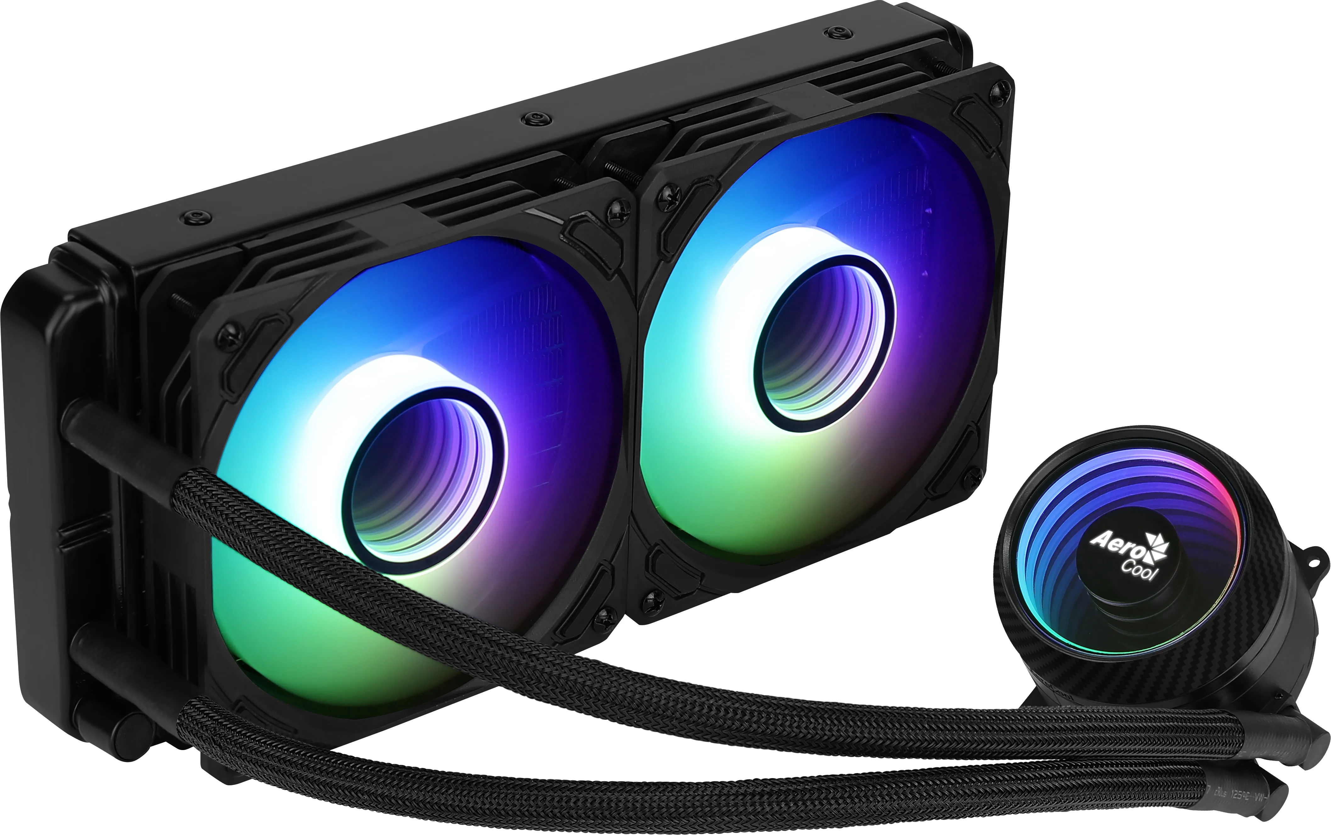 Aerocool Mirage L240 240mm ARGB Liquid Cooler, Black