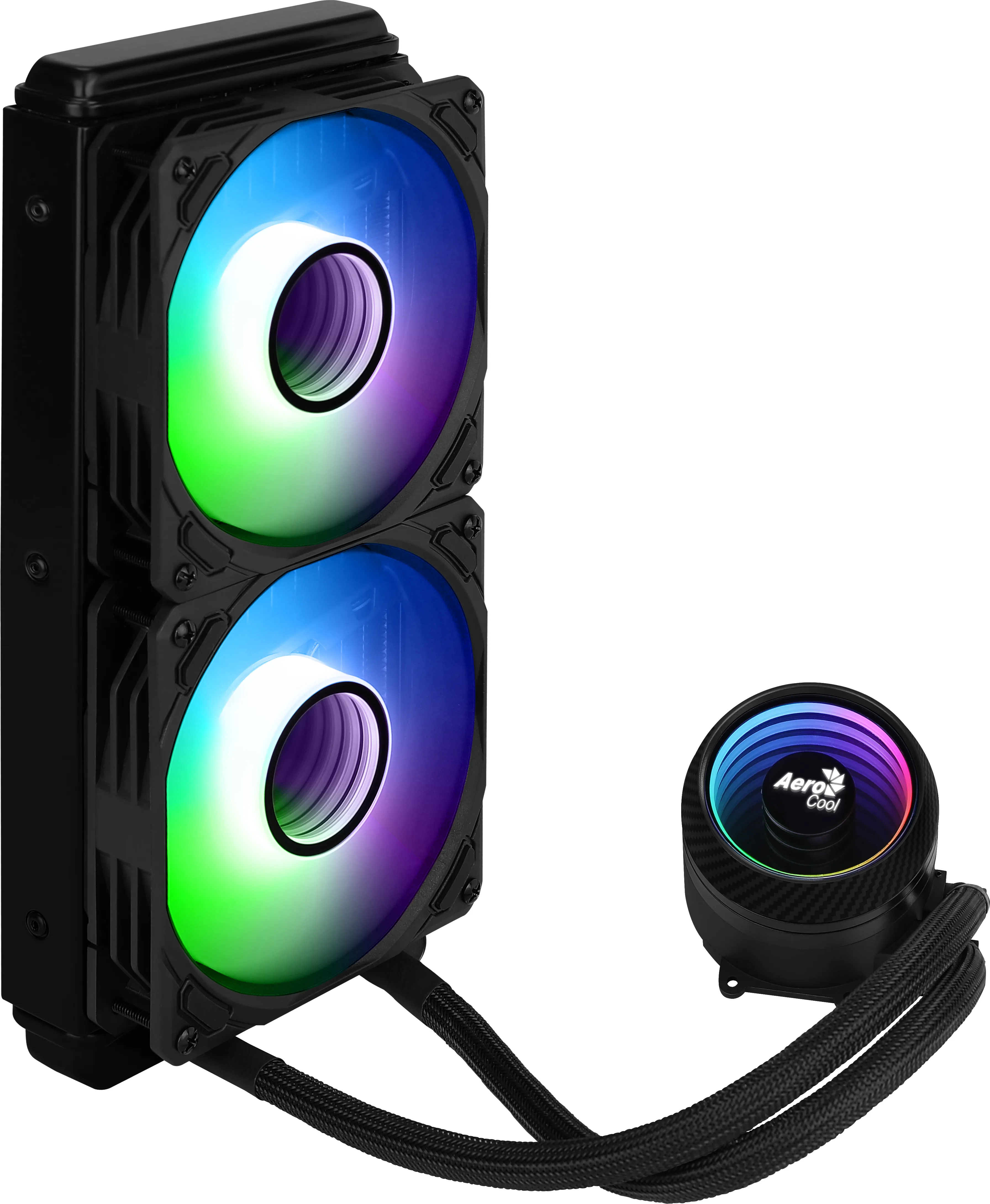 Aerocool Mirage L240 240mm ARGB Liquid Cooler, Black