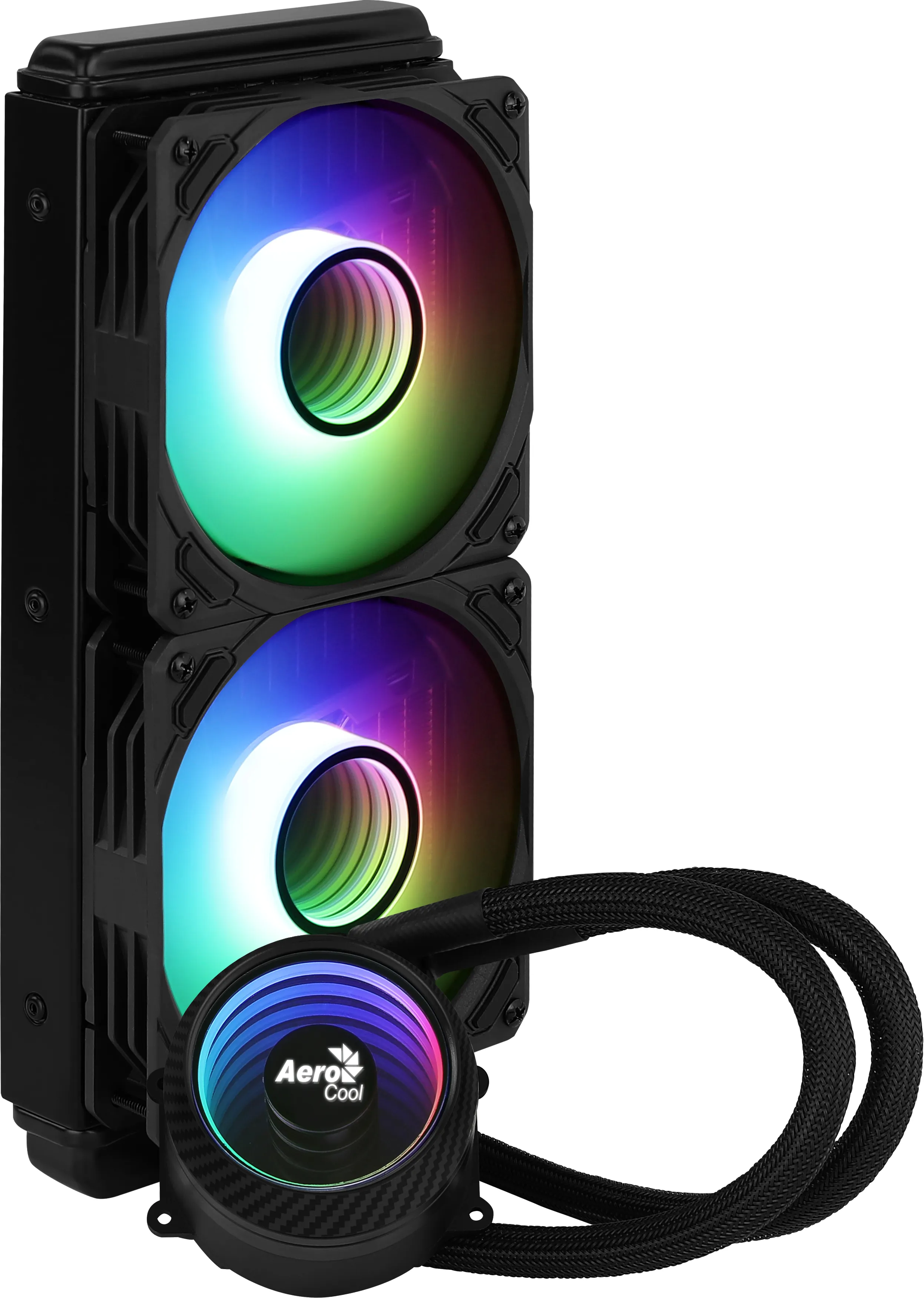 Aerocool Mirage L240 240mm ARGB Liquid Cooler, Black