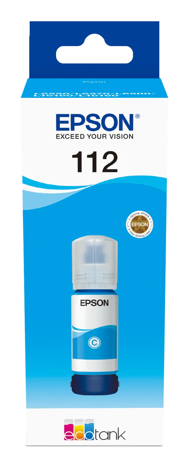 Epson 112 EcoTank Pigment - ink bottle, Cyan