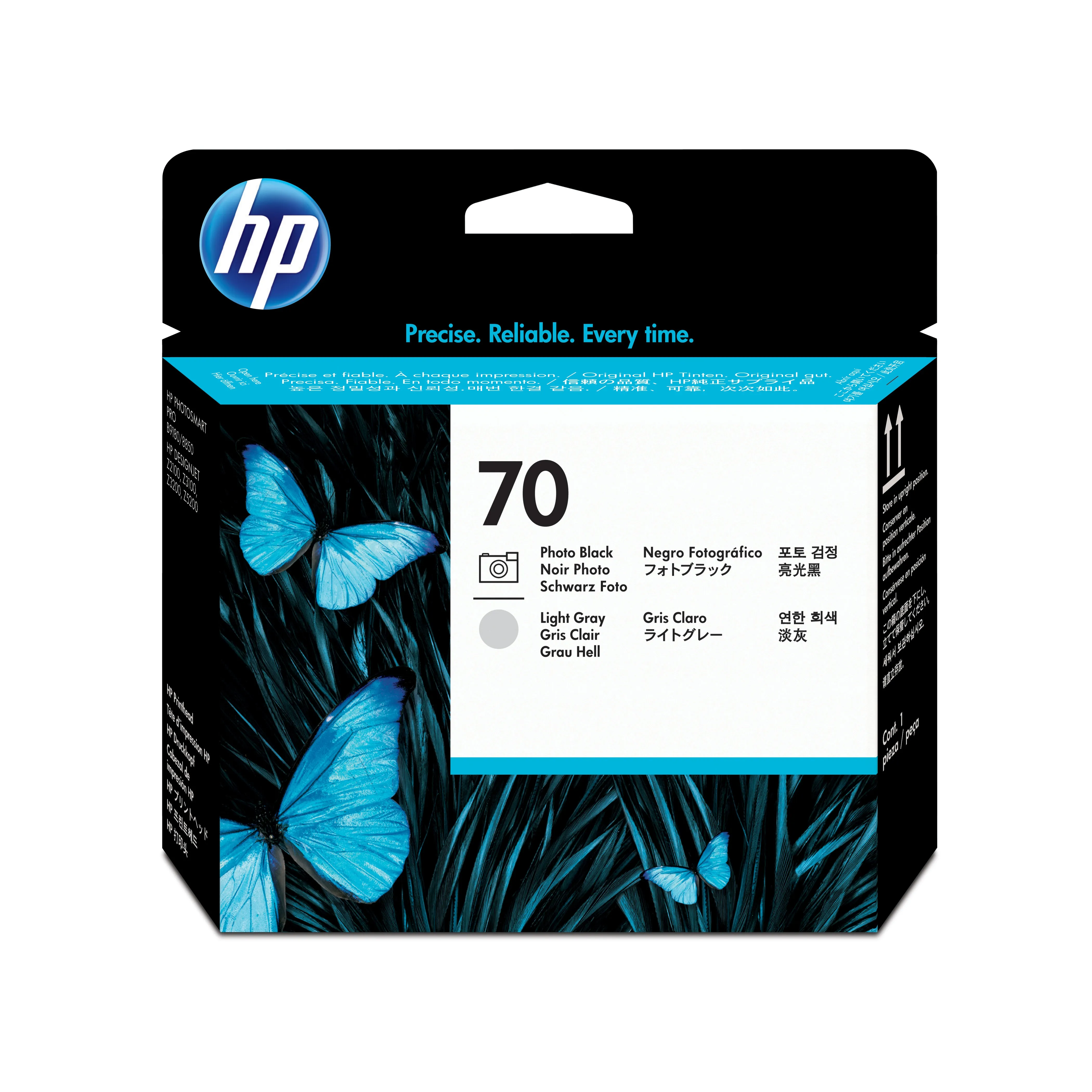 HP 70 Photo Black and Light Grey Printhead
