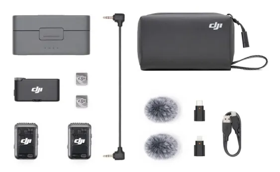 DJI Mic 2 (2 TX + 1 RX + Charging Case)