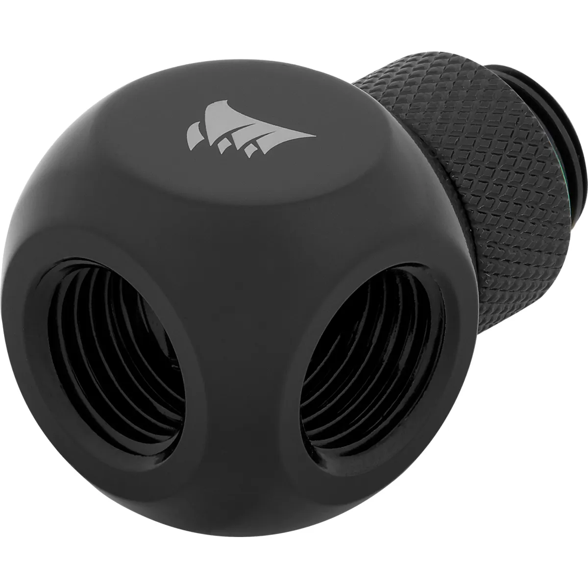 Corsair Fitting (adapter),XF Adapter (Y-Splitter rotary_ black)