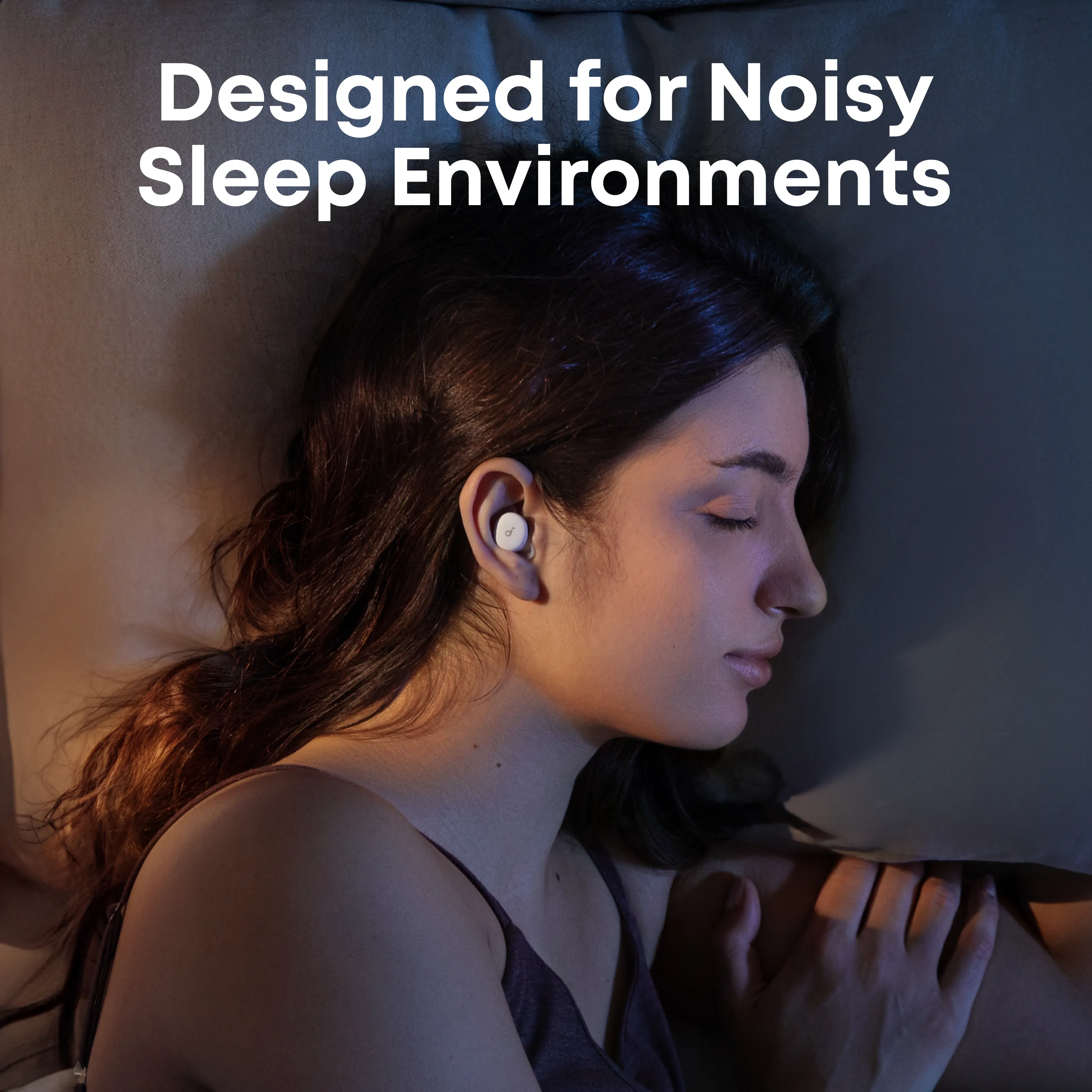 Anker Soundcore Sleep A30 tr&aring;dl&ouml;sa in-ear h&ouml;rlurar, vit