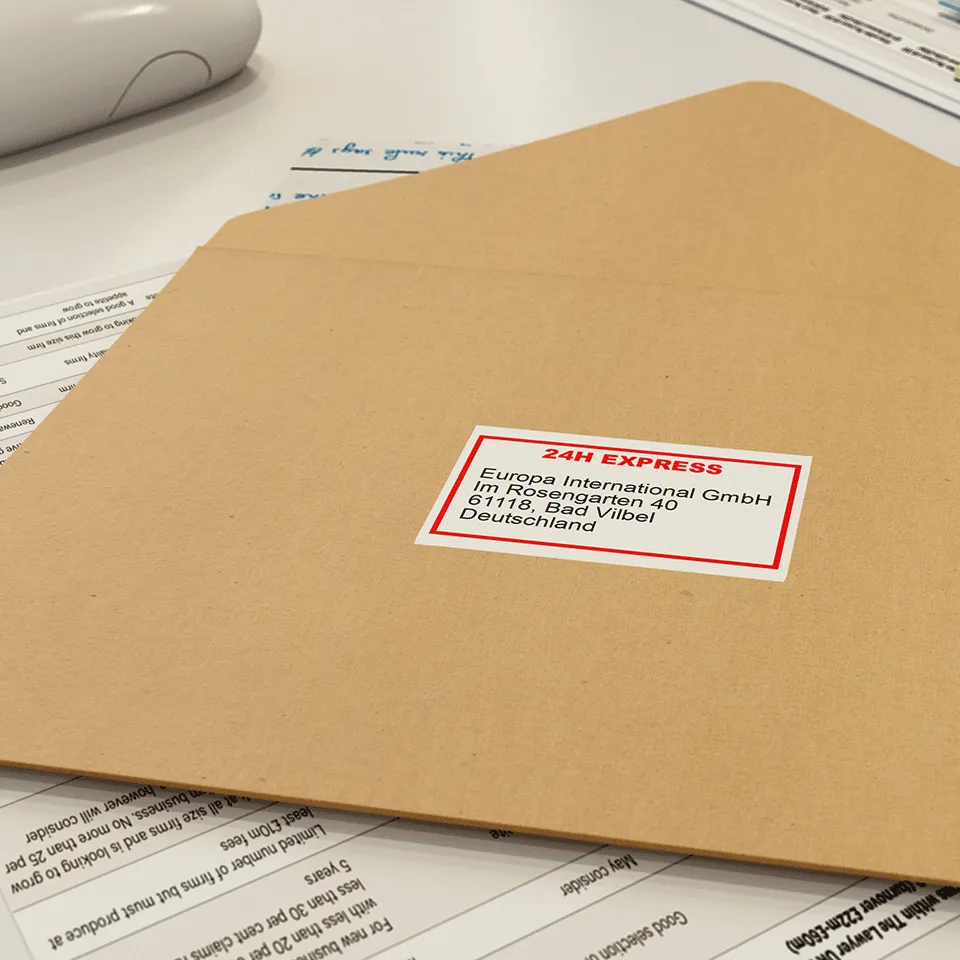 BROTHER DK22251 62MM BLACK RED