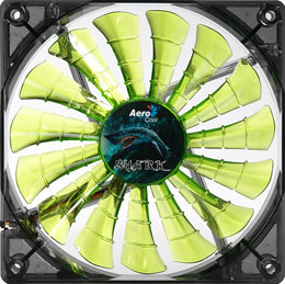 Aerocool Shark Fan Evil Green Edition - 140mm