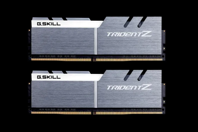 G.Skill Trident Z 32 GB (2 x 16 GB) DDR4 3200 MHz, CL16 - minne, Silver/Vit