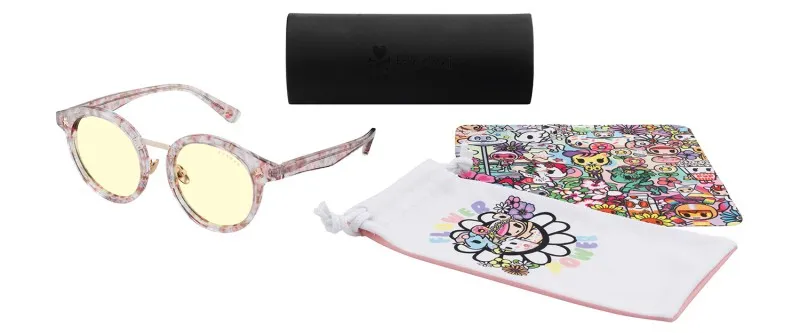 Gunnar tokidoki Flower Power -datorglas&ouml;gon, Pretty in Pink / Amber