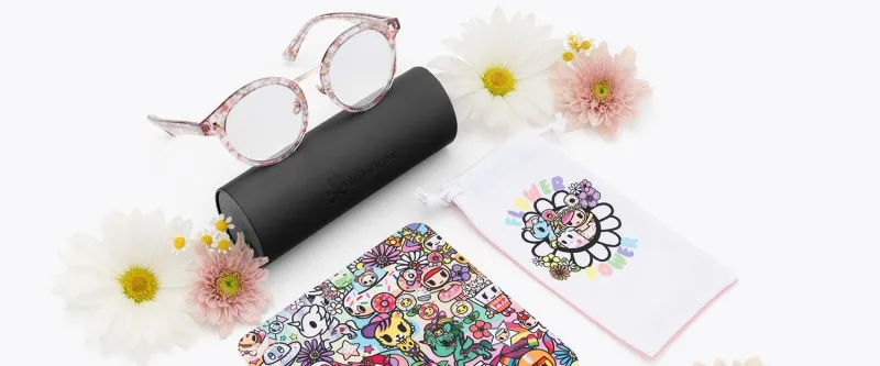 Gunnar tokidoki Flower Power -datorglas&ouml;gon, Pretty in Pink / Amber