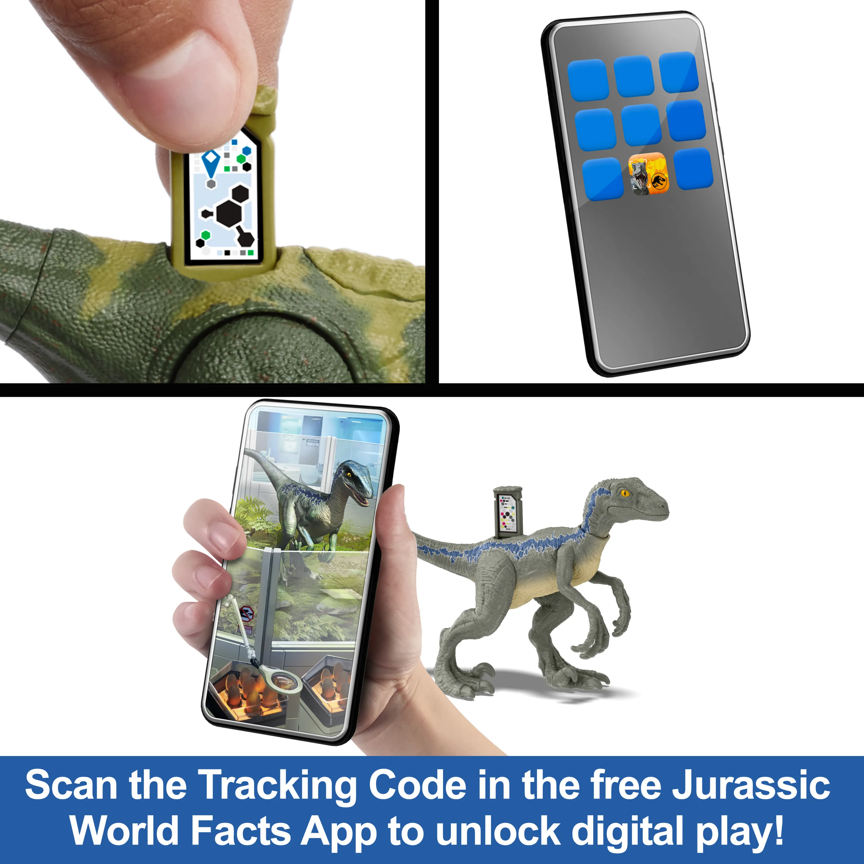 Mattel Jurassic World NEW Feature T-Rex mini-doll figure