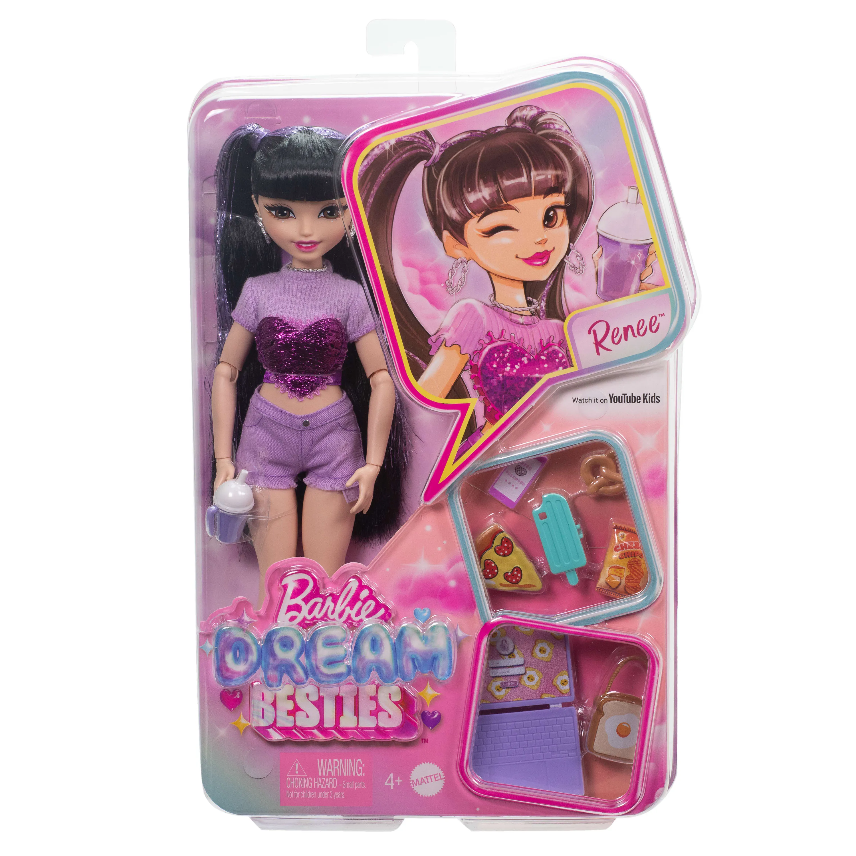 Mattel Barbie Dream Besties Renee and Accessories, Doll