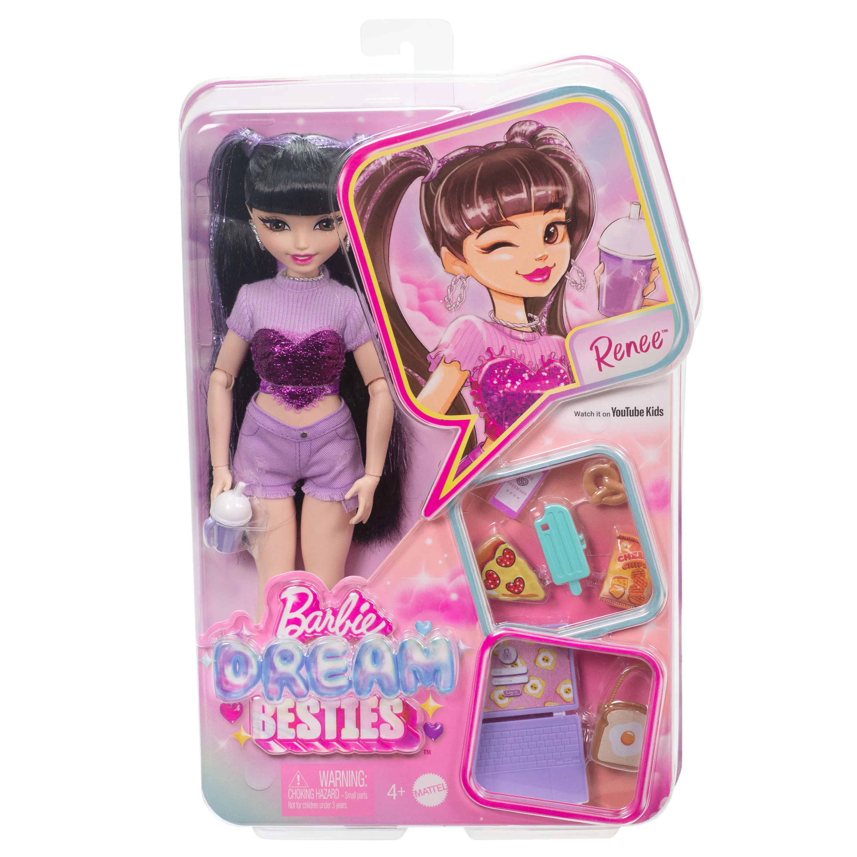 Mattel Barbie Dream Besties Renee and Accessories, Doll