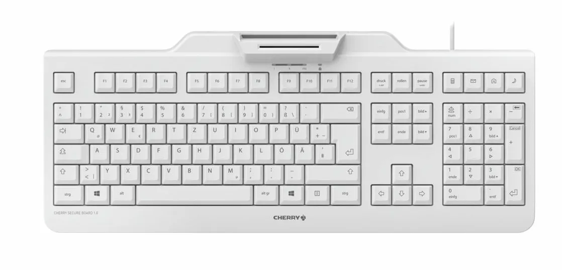 Cherry Secure Board 1.0 - keyboard, White