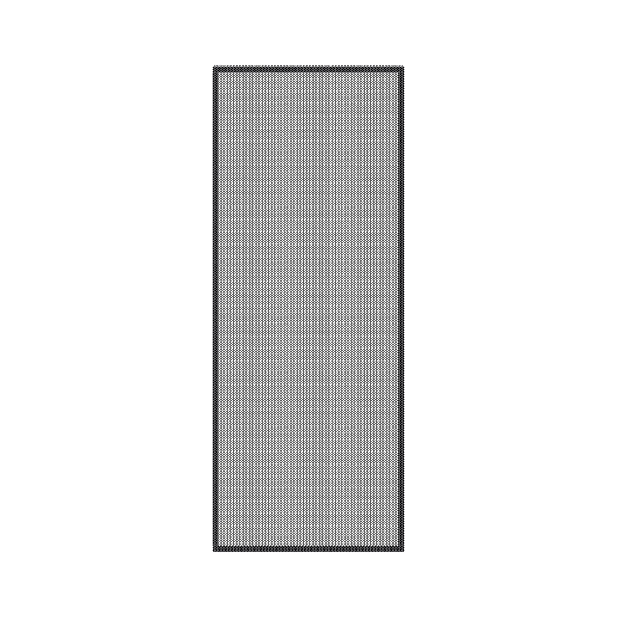 Lian Li Lancool III Black dust filter - 3x magnetic dust filters, black frame