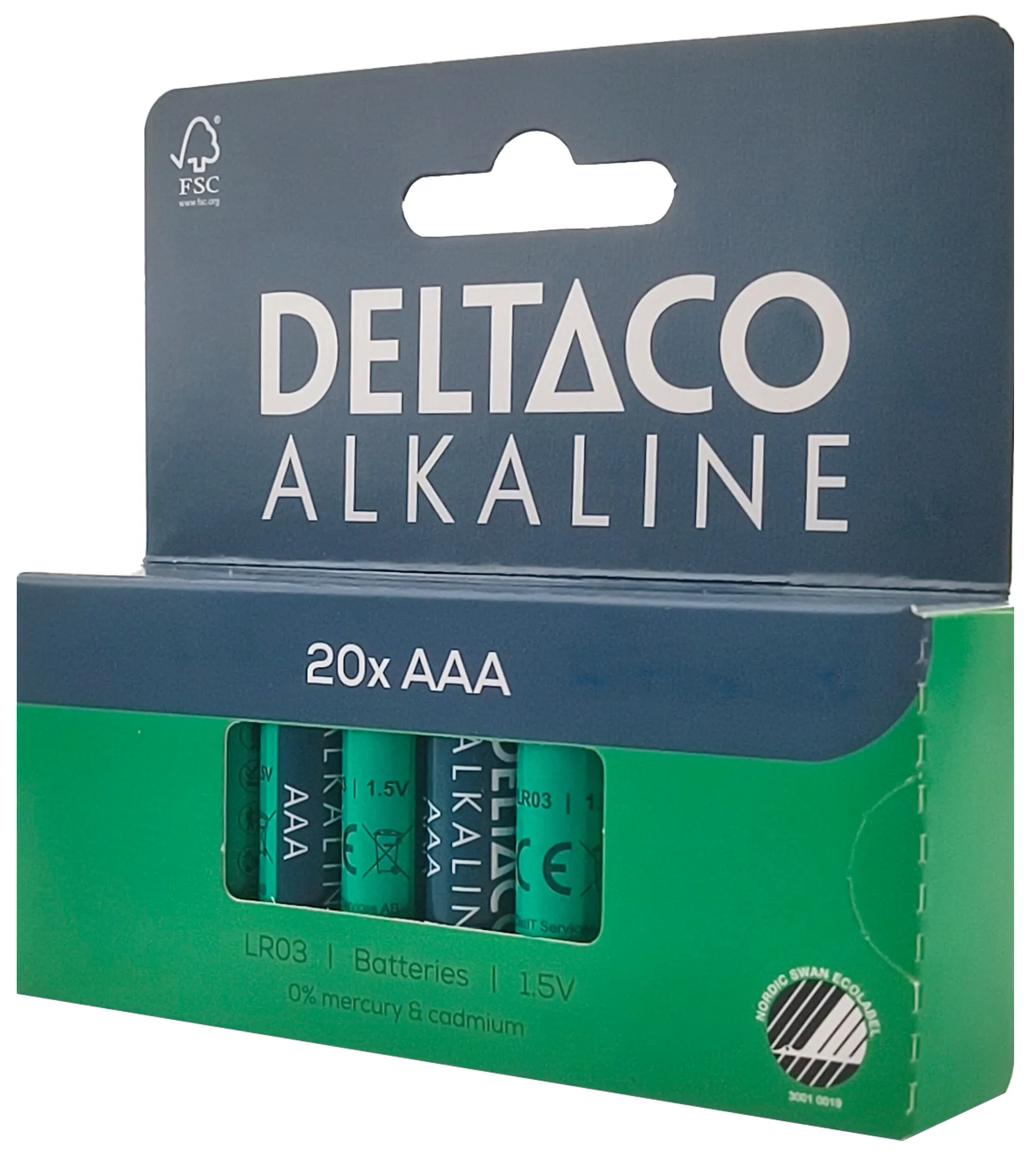 DELTACO LR03-20B - Alkaliskt batteri