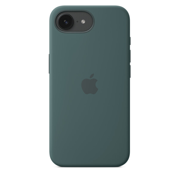 Apple iPhone 16e - silicone case, Lake Green
