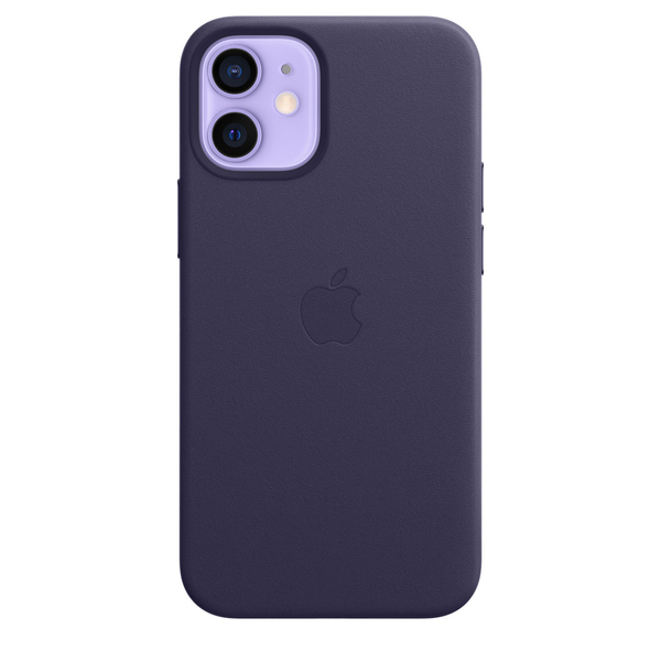 Apple iPhone 12 mini, MagSafe - leather case, Deep Violet