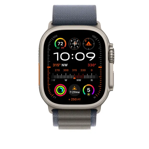Apple Watch 49 mm Alpine-ranneke, Sininen (Pieni)