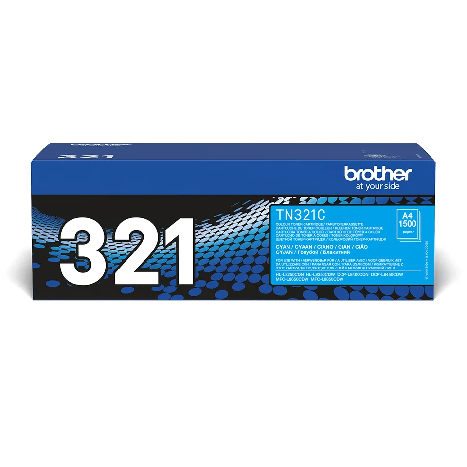 Brother TN321C-laserv&auml;rikasetti, syaani