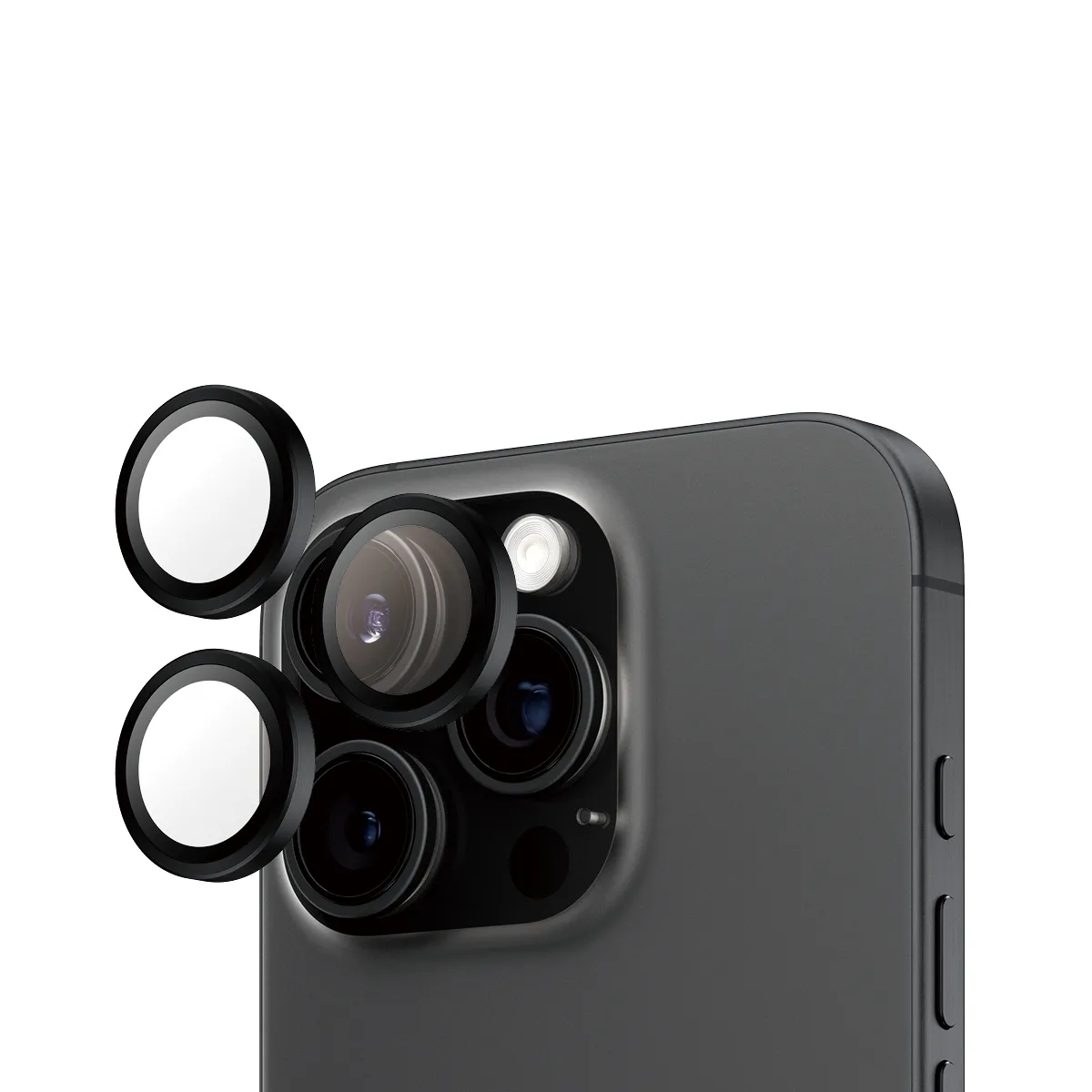 PanzerGlass Hoops Lens Protect iPhone 16 Pro/16 Pro Max , Black