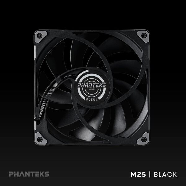 Phanteks PH-F140M25 PWM Fan, Hydraulic Bearing, 140mm, Black