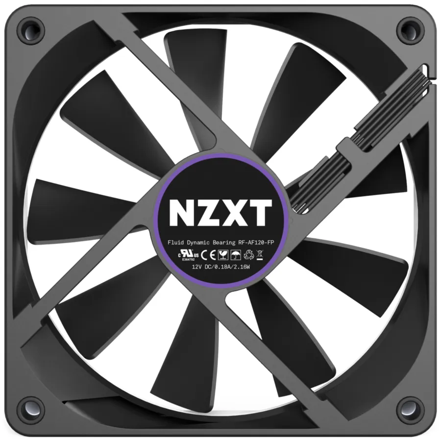 NZXT Aer Flow, 120mm - case fan, black