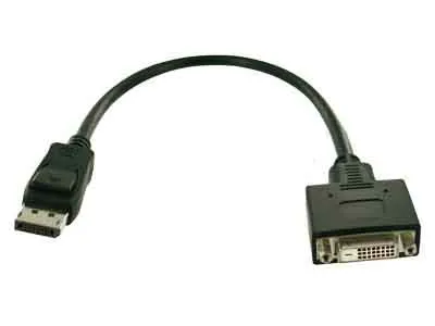FUJITSU Display Port/ DVI Adapter Kabel - adapter, Svart