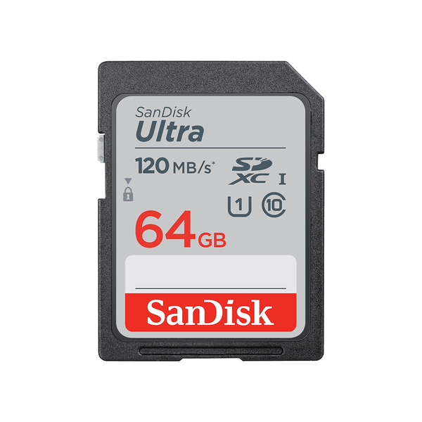 SanDisk Ultra 64 Gt SDXC -muistikortti (120 MB/s)