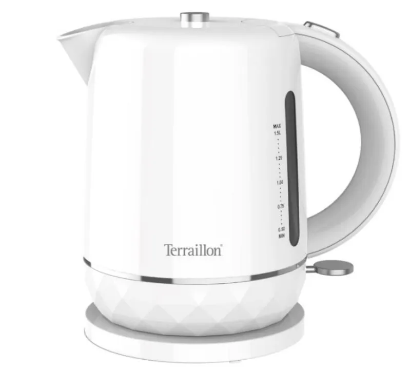 Terraillon Diamond kettle, 1.5L, 2200W, White