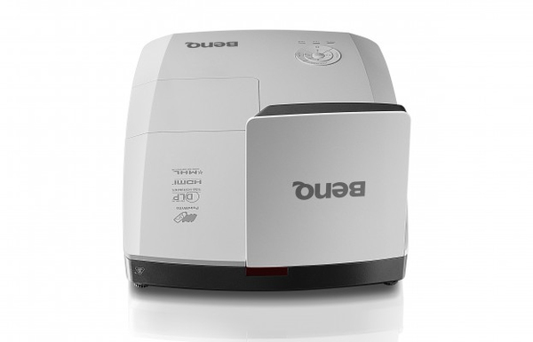BENQ MW855UST DLP Ultra Short Thro projector 3500 ANSILumens WXGA 1280x800 10.000:1 3D HDMI RJ45 LAN 2xHDMI 2xanalog