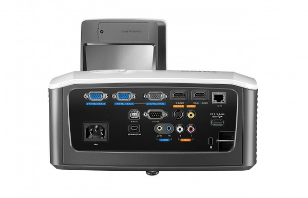 BENQ MW855UST DLP Ultra Short Thro projector 3500 ANSILumens WXGA 1280x800 10.000:1 3D HDMI RJ45 LAN 2xHDMI 2xanalog