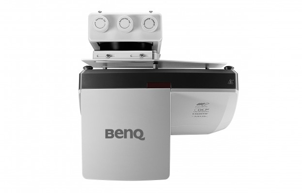 BENQ MW855UST DLP Ultra Short Thro projector 3500 ANSILumens WXGA 1280x800 10.000:1 3D HDMI RJ45 LAN 2xHDMI 2xanalog