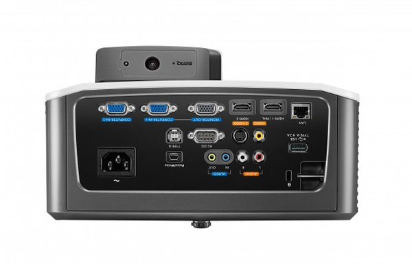 BENQ MW855UST DLP Ultra Short Thro projector 3500 ANSILumens WXGA 1280x800 10.000:1 3D HDMI RJ45 LAN 2xHDMI 2xanalog