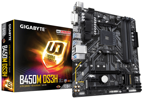 Gigabyte B450M DS3H mATX - motherboard