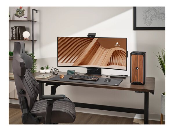 CORSAIR ONE a600 Ryzen 7 9800X3D, 64GB, 4TB, RTX 5080, Win 11 Home Gaming PC, Wood Dark