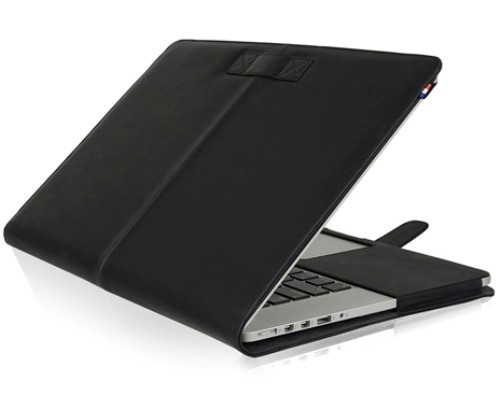 Decoded - Leather Slim Cover for MBPr 13 Black