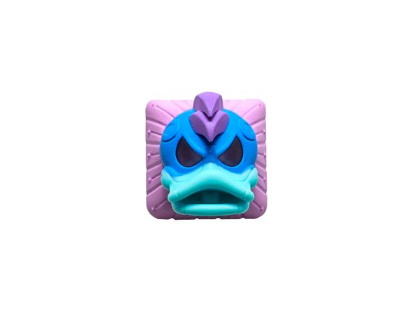 Ducky x Hotkeys League Aqua Duck -muotoilun&auml;pp&auml;inhattu - Aqua - 1 kappale
