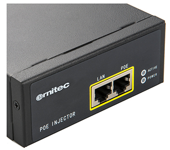 1 ch 10/100/1000M POE injector