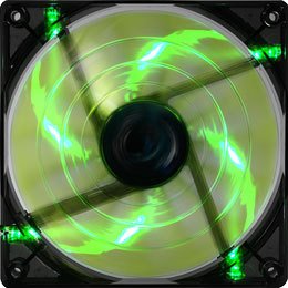 Aerocool Shark Fan Evil Green Edition - 140mm