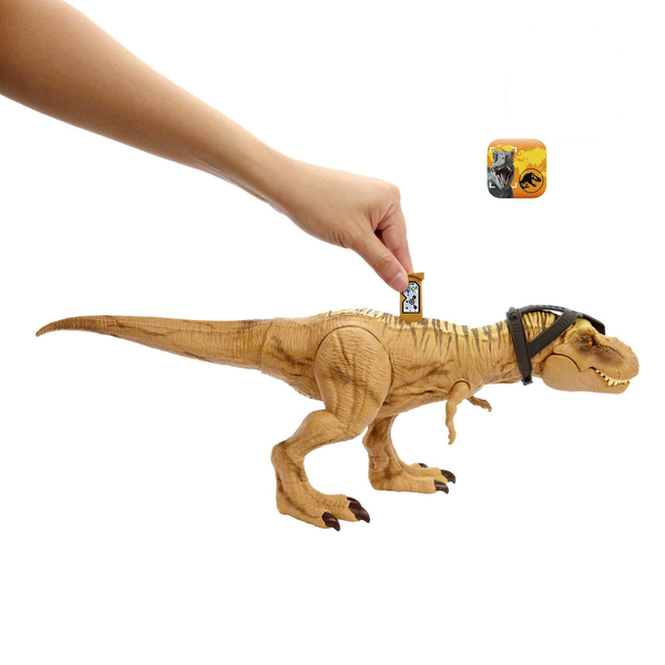 Mattel Jurassic World NEW Feature T-Rex mini-doll figure