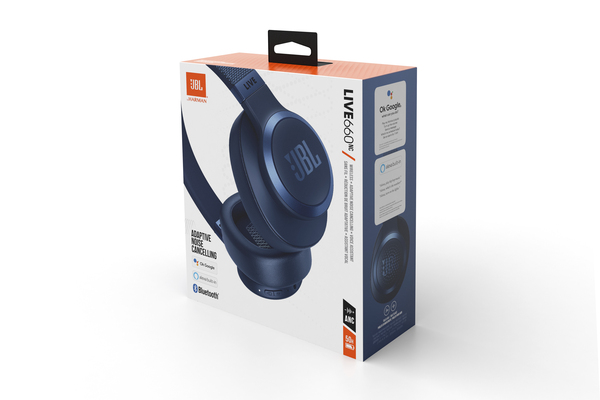 JBL Live 660 NC -langattomat kuulokkeet, Sininen