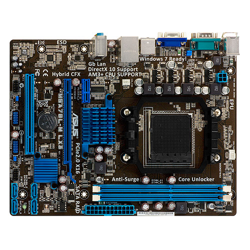 Asus M5A78L-M LX3, mATX moderkort