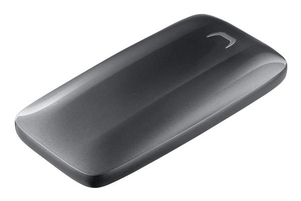 Samsung X5 2 Tt -ulkoinen SSD, Harmaa, Punainen