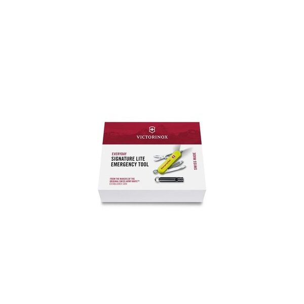 Victorinox Signature Lite Emergency multiverktyg, gul (sj&auml;lvlysande), 58 mm