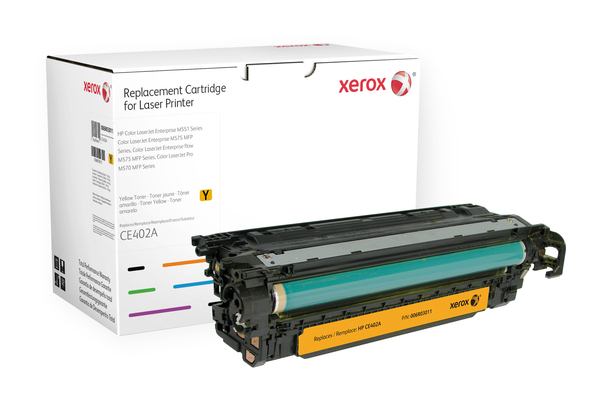 Xerox - Keltainen - v&auml;riainekasetti (vastaavuus: HP CE402A) malleihin HP LaserJet Enterprise MFP M575, LaserJet Enterprise Flow MFP M575, LaserJet Pro MFP M570