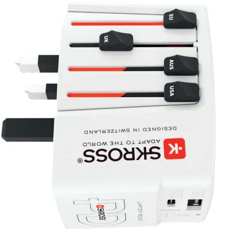 SKROSS World USB Charger AC65PD - Travel USB Charger, White
