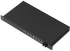 Teltonika SWM282000700 - Hallittava Gigabit Ethernet -kytkin, 24 PoE+ -porttia, 4 SFP-porttia, 1U, 300 wattia